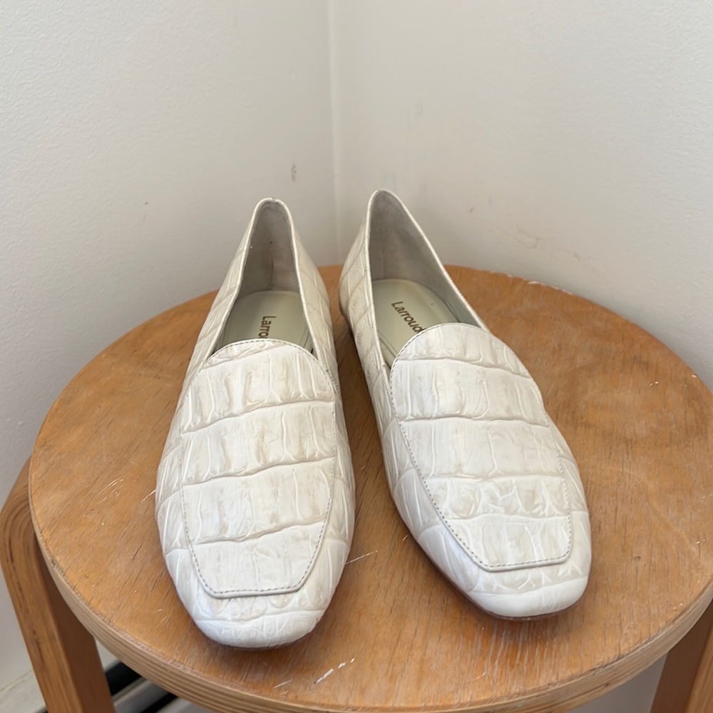 Larroude Croc Flats